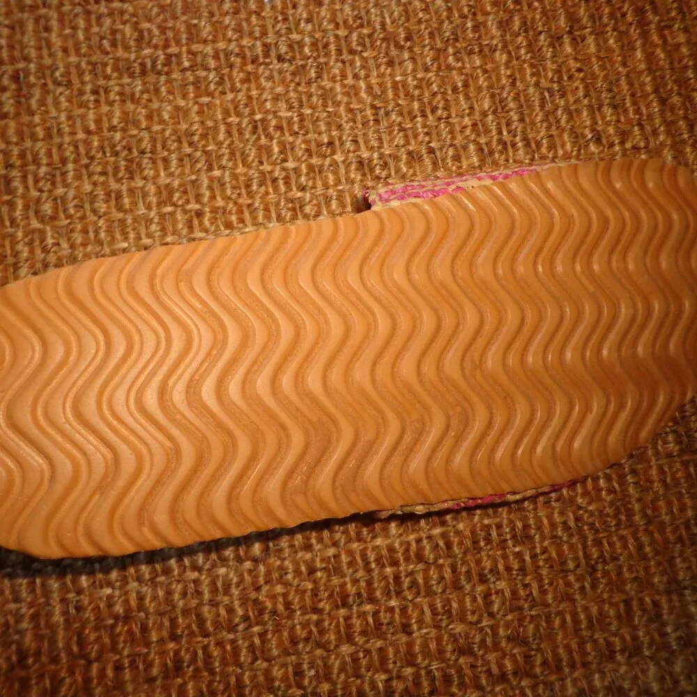 VINTAGE HAVANA Mimi Crochet Slide Sandals w/Original Box 6M Pink